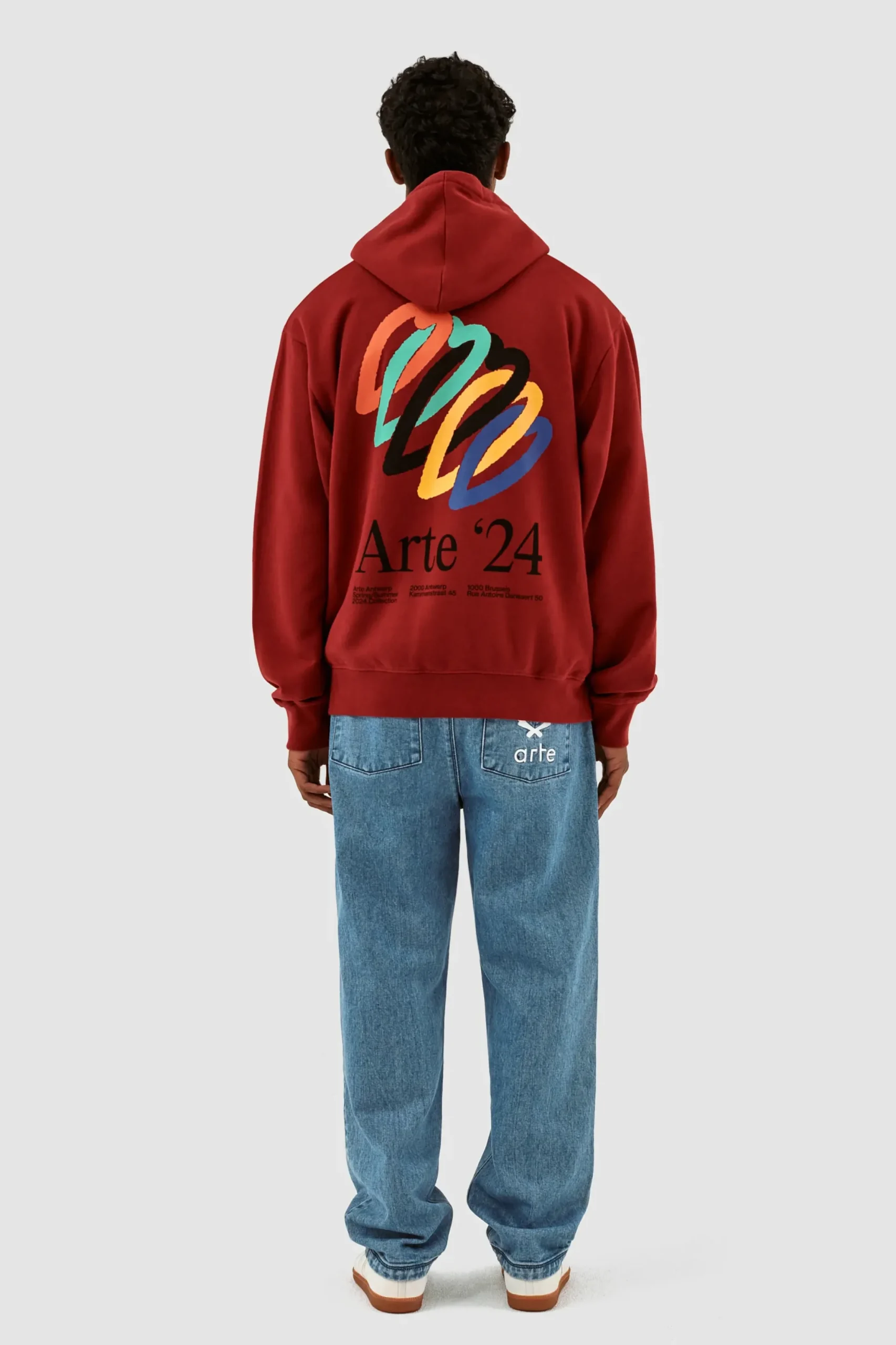 Hank Back Hearts Hoodie|Arte Antwerp Outlet