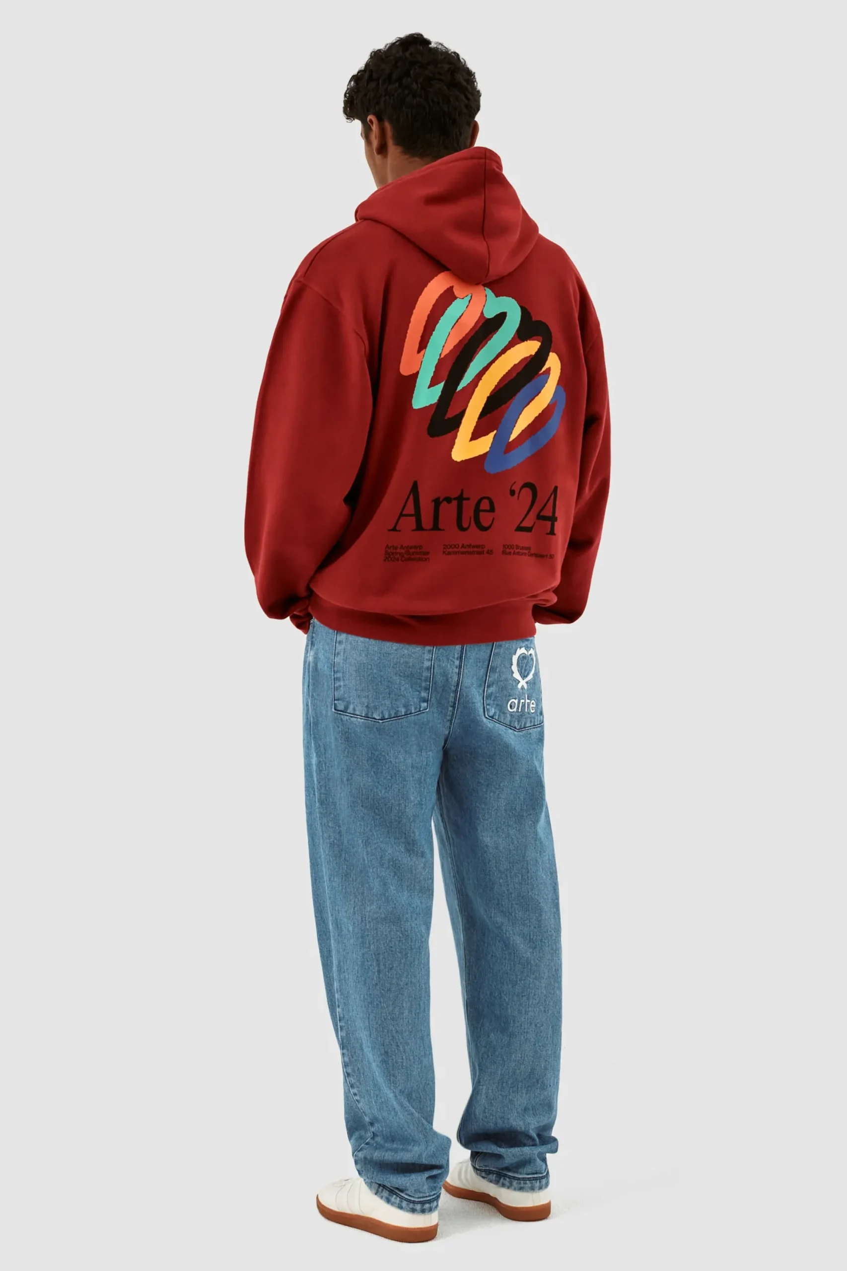 Hank Back Hearts Hoodie|Arte Antwerp Outlet