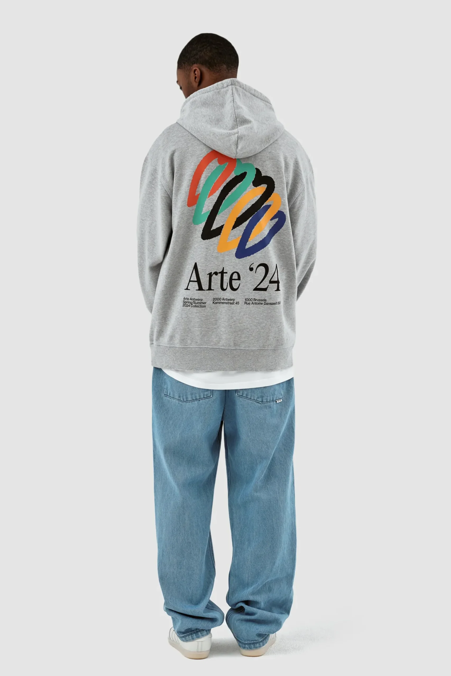 Hank Back Hearts Hoodie|Arte Antwerp Hot